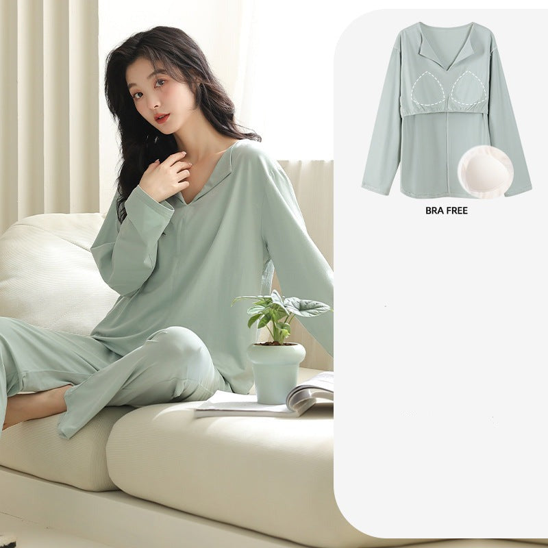 Cute Two-Piece Women's Sleepwear - 100% Modal