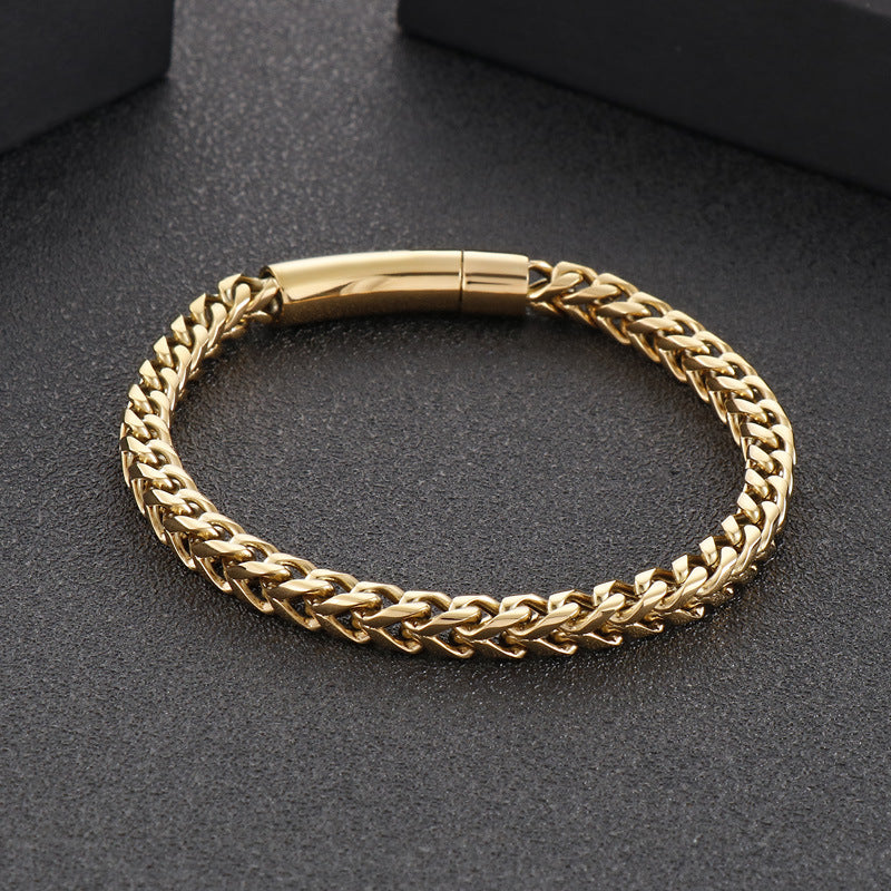 Custom Name Hiphop Mens Bracelet