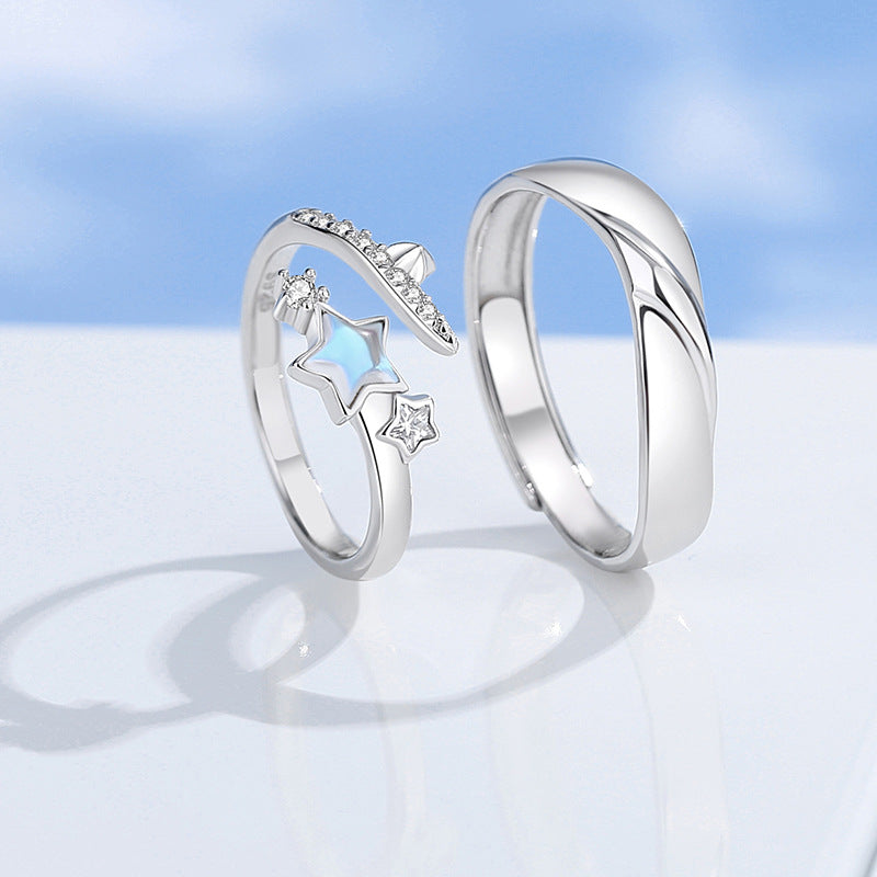 Gullei™ Matching Stars Rings Set for Couples