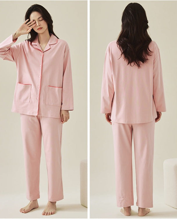 Matching Cotton Sleepwear Pjs Set for Couples