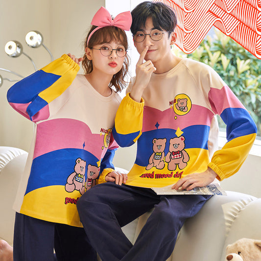 Matching Cute Bear PJs Set for Girlfriend Boyfriend