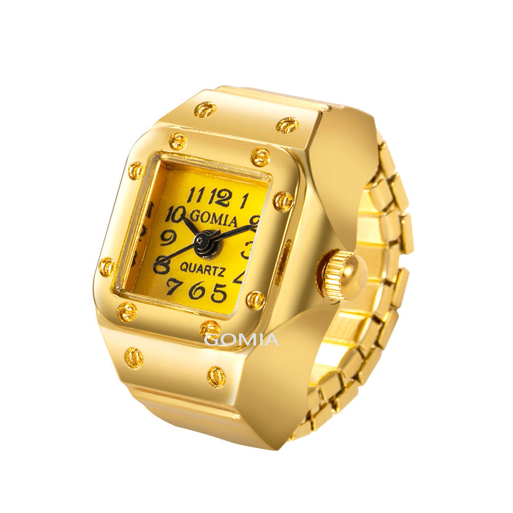 Gullei™ Fully Functional Square Face Real Watch Ring