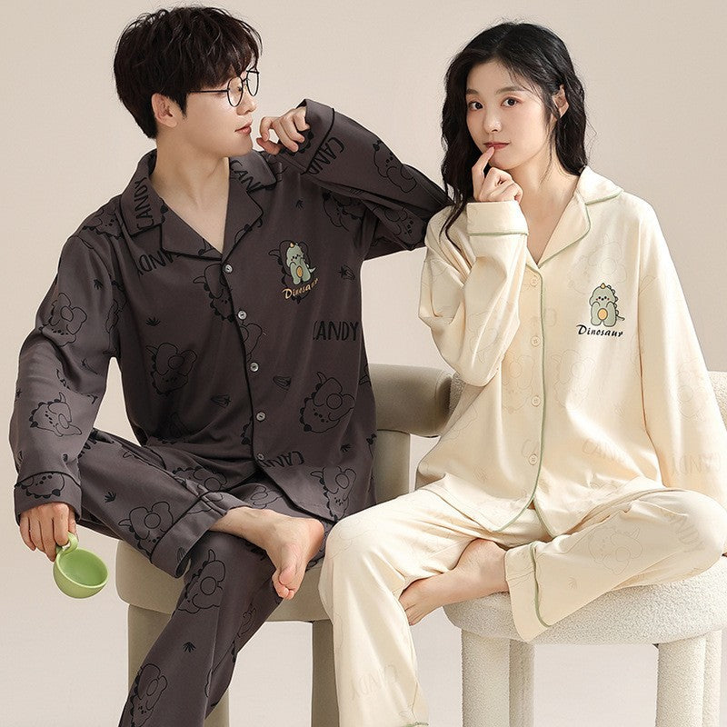 Gullei Matching Couple Cotton Pajamas Set for 2