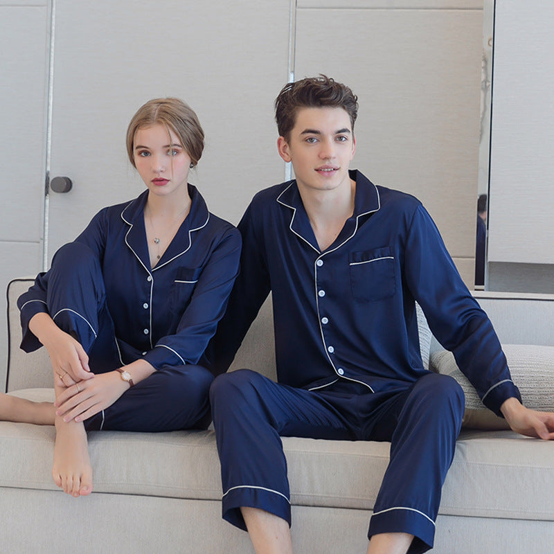 Sleepwear Matching Pajamas Set for Men and Women