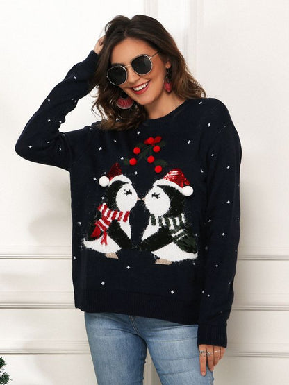 Funny Christmas Jumper Women Holiday Sweater