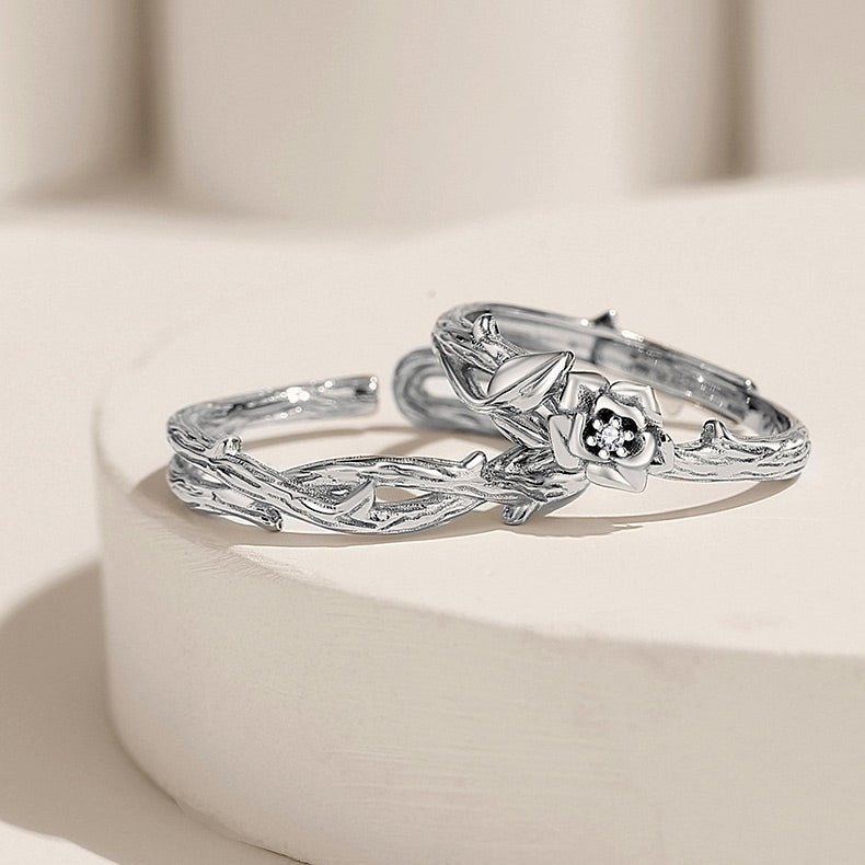 Customized Matching Promise Rings for Him and Her