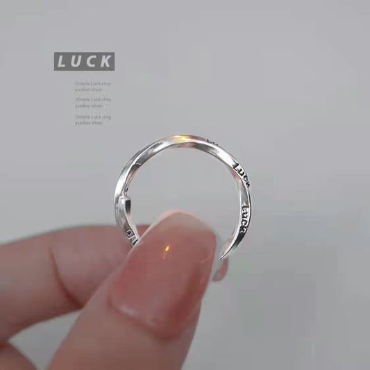 Mobius Love Luck Ring Gift for Women