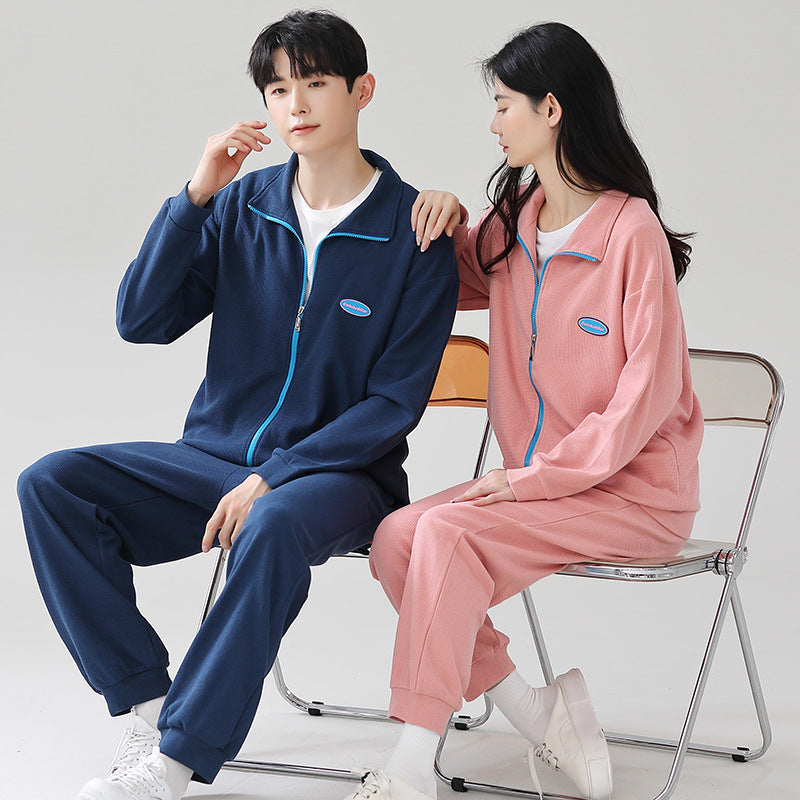 Matching Sportswear Pajamas Set for Couples 100% Cotton