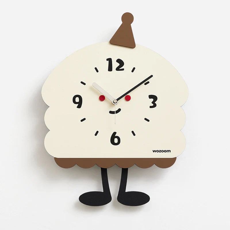 Gullei™ Christmas Theme Cartoon Kids Bedroom Silent Clock