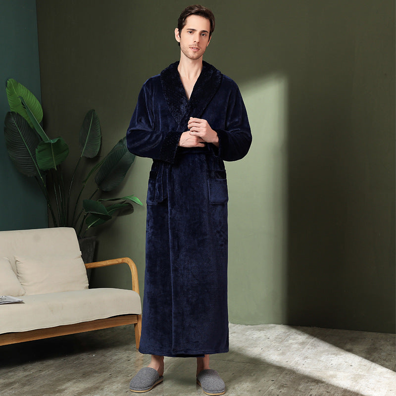 100% Premium Thickened Flannel Nightgown Set for 2