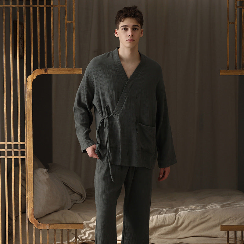 100% Pure Cotton Modern Couples Pajamas Set