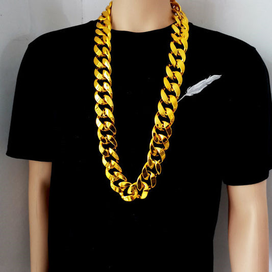 Acrylic Thick Chain Necklace for Men