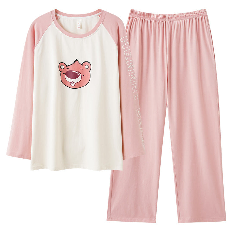 Premium Cotton Matching Pajamas for Couples 4-Piece Set