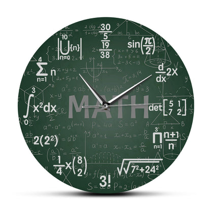 Wall Deco Clock Gift for Math Teacher