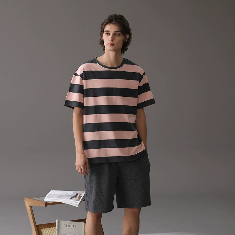 Gullei™ 3-Piece Stripes Pajamas Set Premium Cotton