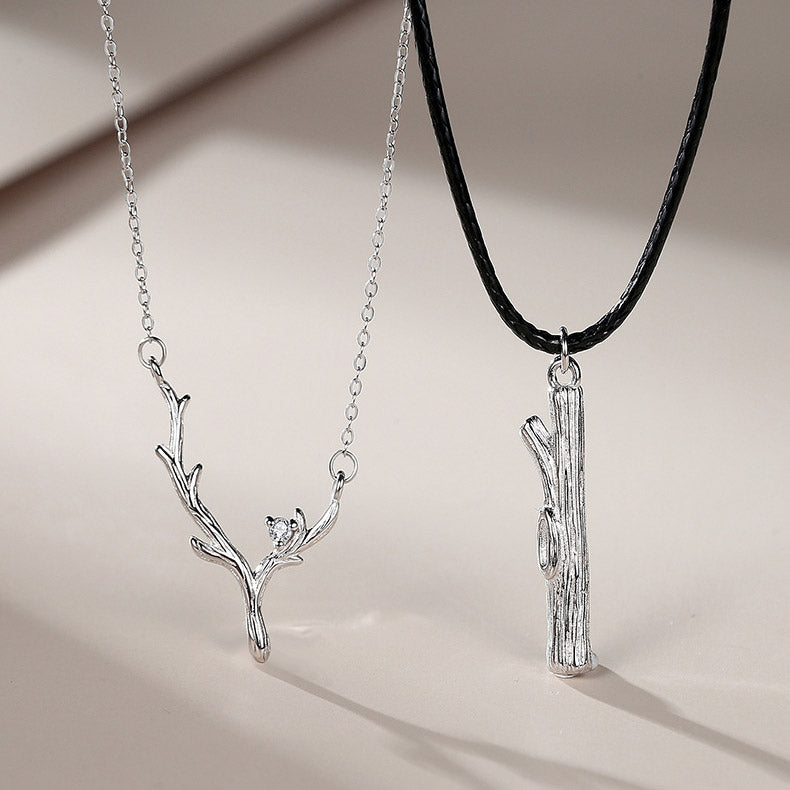 Matching Couple Necklaces Anniversary Gift Set