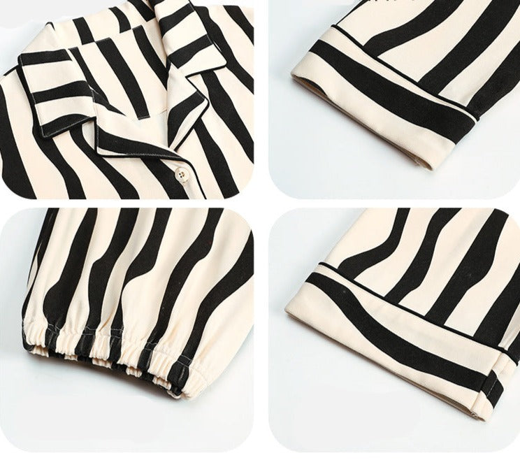 Matching Long Sleeve Couple PJs Set