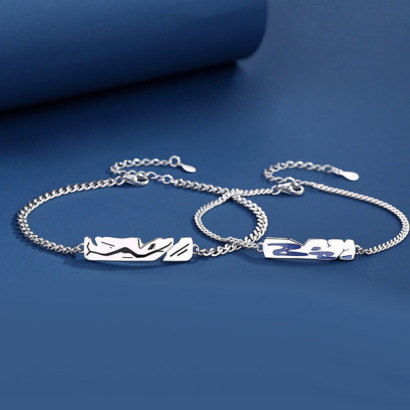 Mountain Ocean Temperature Sensitive Bracelets for Couples