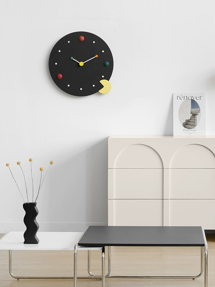 Gullei™ Cute Pacman Style Analog Silent Wall Clock
