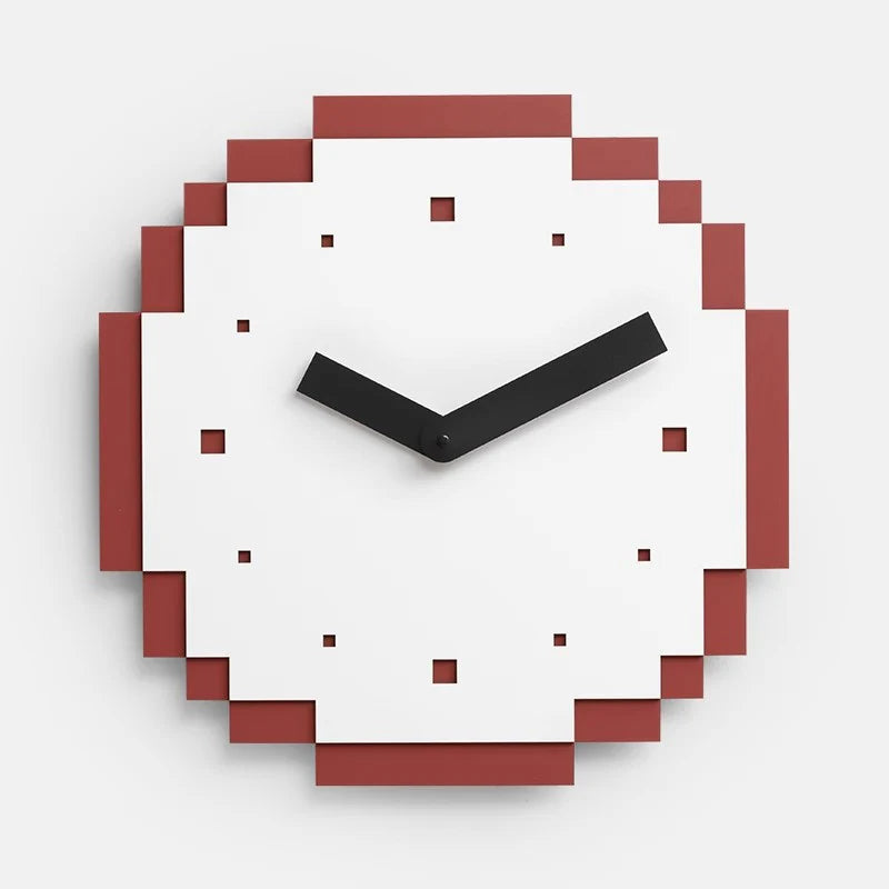 Gullei™ Modern Pixel Theme Wall Decor Silent Clock