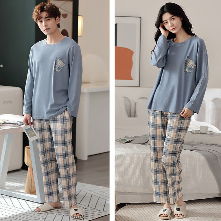 Matching Pyjamas Set for Men and Women 100% Cotton