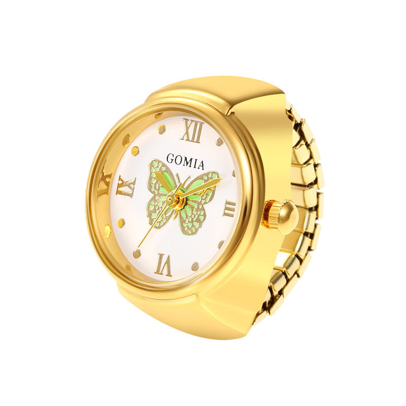 Gullei™ Butterfly Dial Fully Functional Watch Ring - Adjustable Size