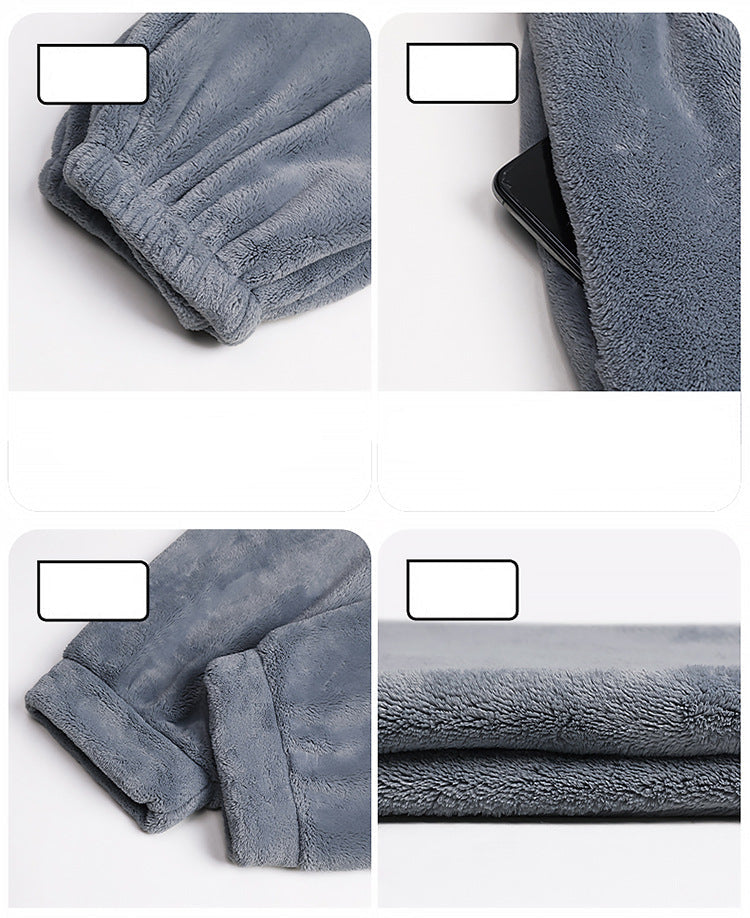 Light Sporty Couple Pajamas – Premium Flannel Zip-Up Set by Gullei