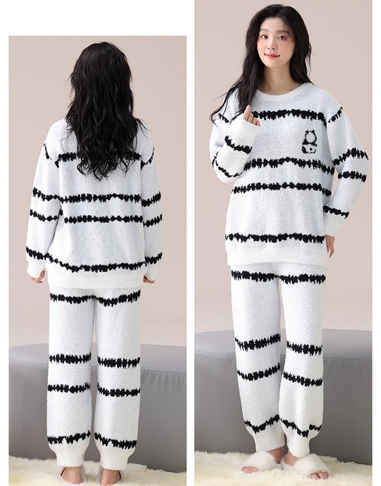 4-Piece Cozy Flannel Pajamas for Couples