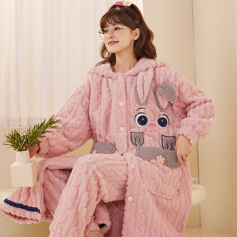 Holiday Women Flannel Pajamas Set
