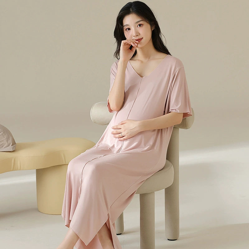 Gullei™ Maternity Pjs with Breast Pads Organic Cotton