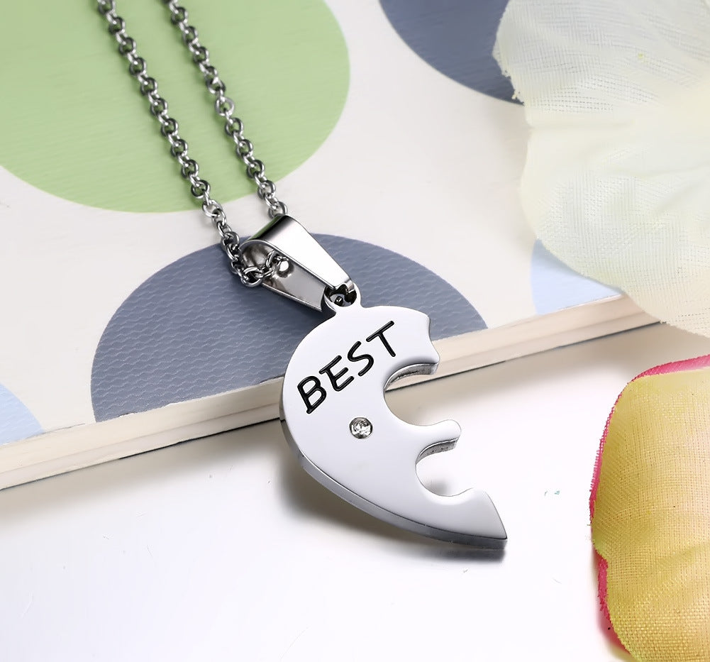 Personalized Best Friends Forever Necklaces Set for 3