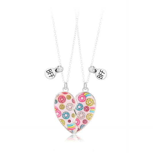 Magnetic Hearts Bff Necklaces Set for Two