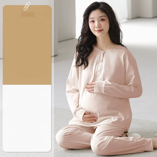 Long Sleeve Maternity Sleepwear Set