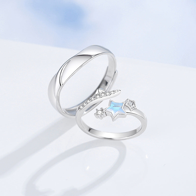 Gullei™ Matching Stars Rings Set for Couples