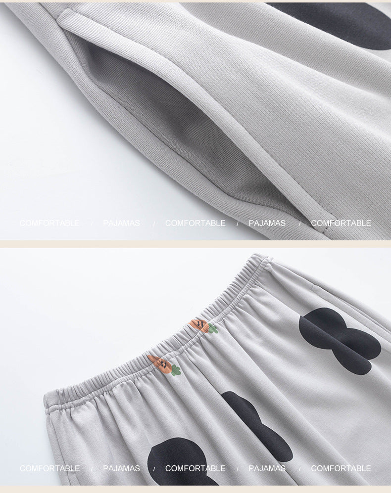 Long Sleeves Couples Matching Pajamas Set