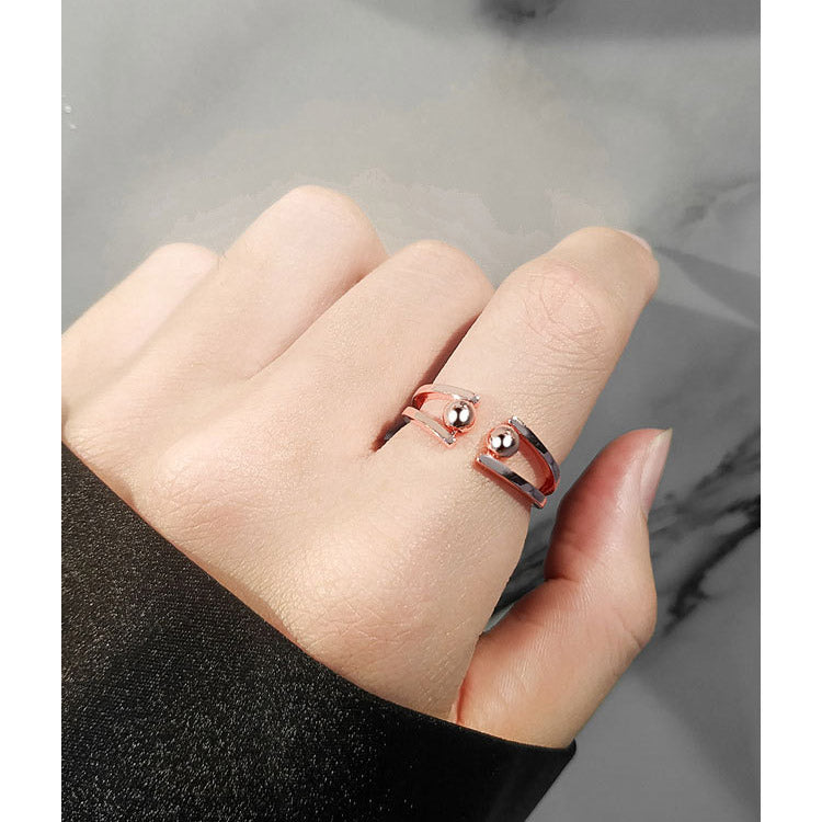 Beads Spinner Fidget Ring for Her