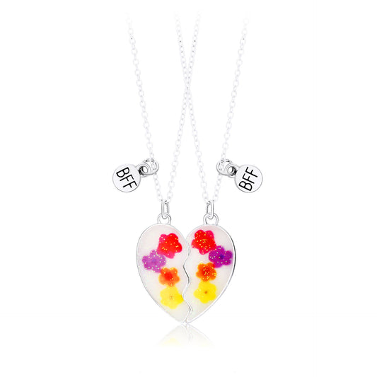 Magnetic Hearts Friendship Necklaces Set for 2