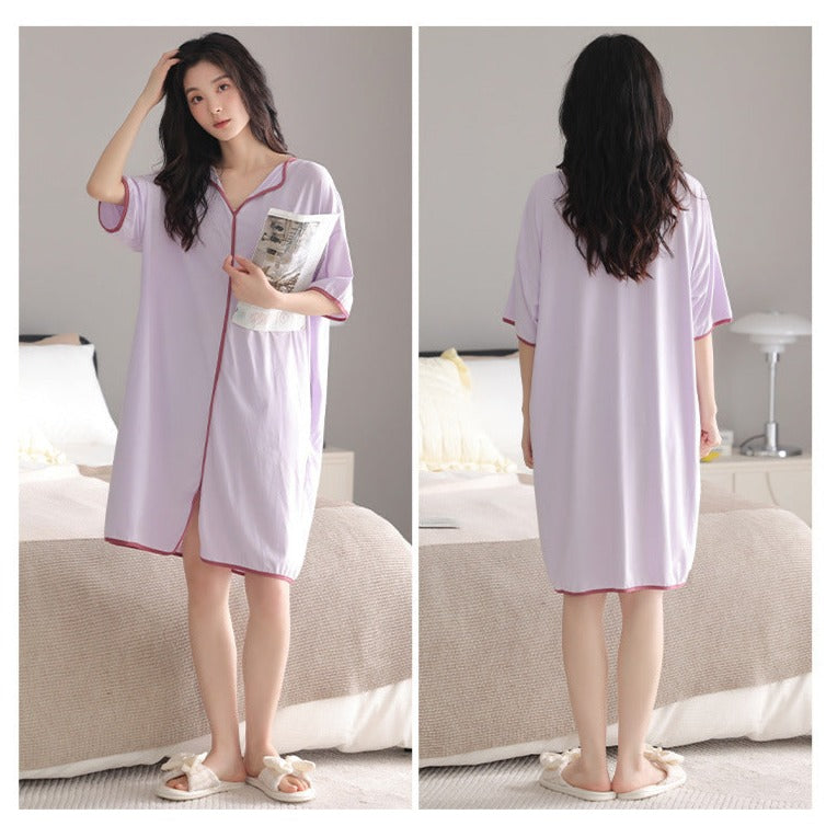 Cute One-Piece Soft Pajama for Women - 100% Model