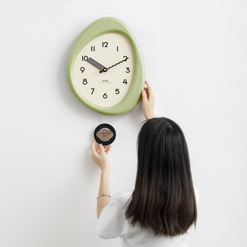 Odd Shaped Pendulum Analog Wall Clock