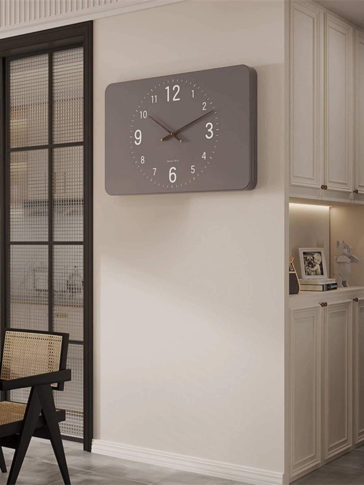 Decorative Switch Box Cover Wall Mounted Clock