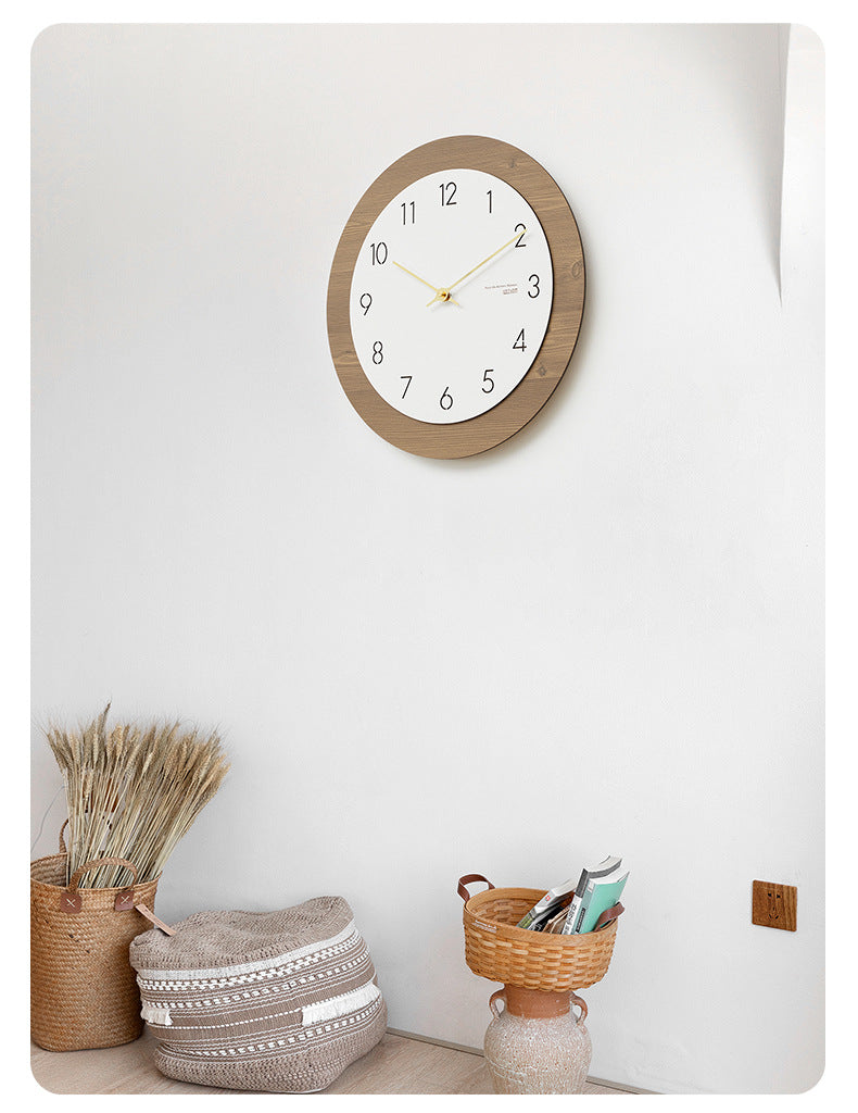 Modern Circular Analog Silent Wall Clock