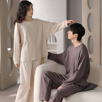Matching Pajamas Set for Couples Long Sleeves Comfortable