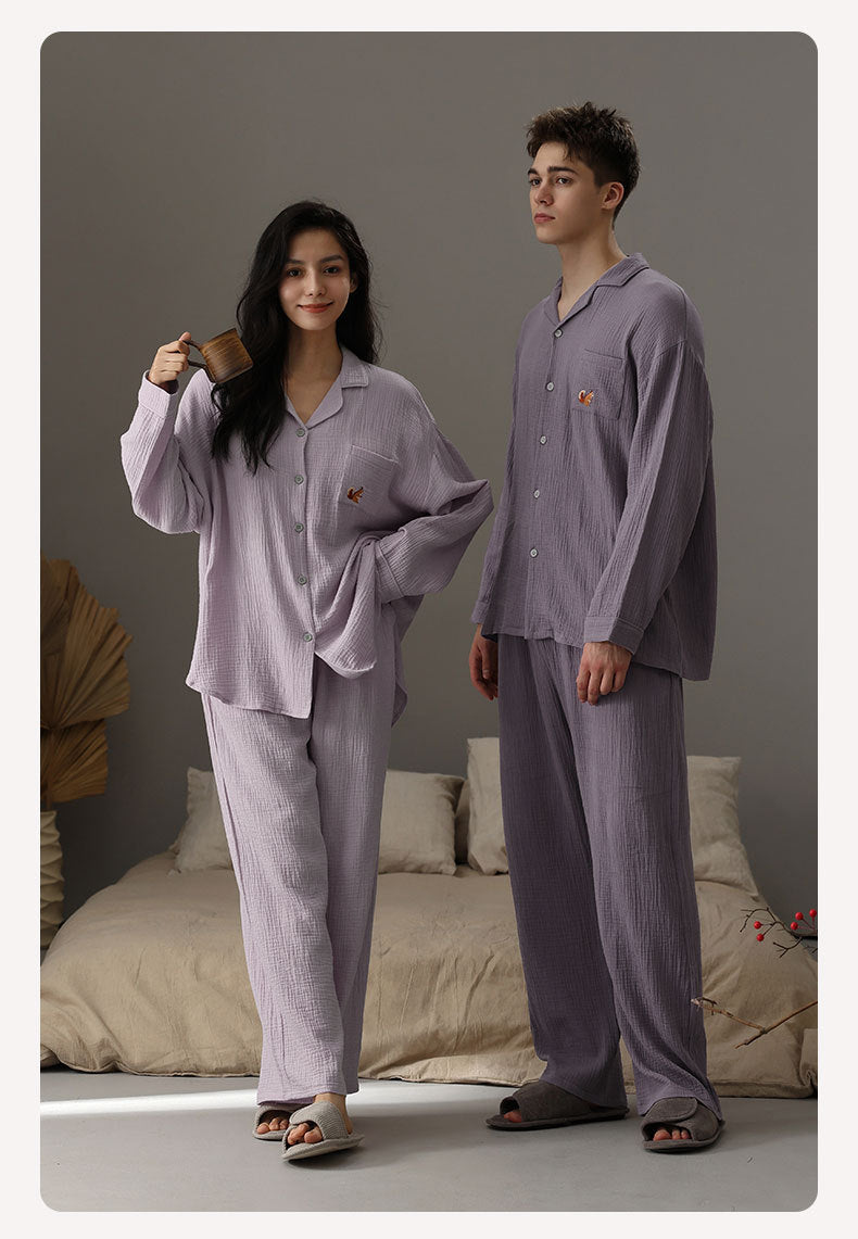 Matching Holiday Couples Pajamas Set - A-Grade Cotton