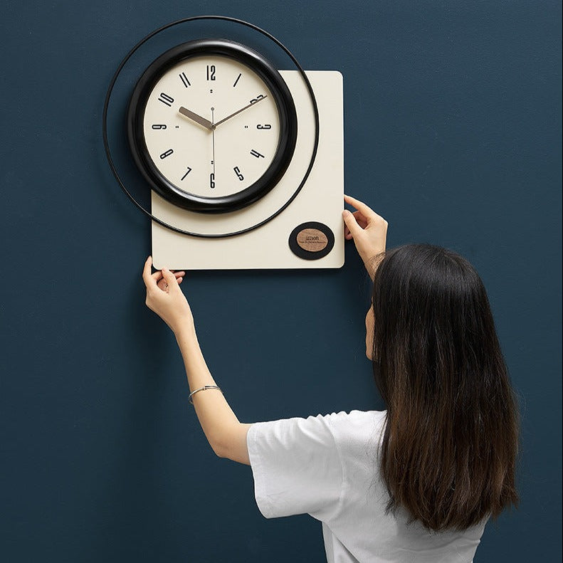 Modern Silent Wall Clock for Livingroom 42cm