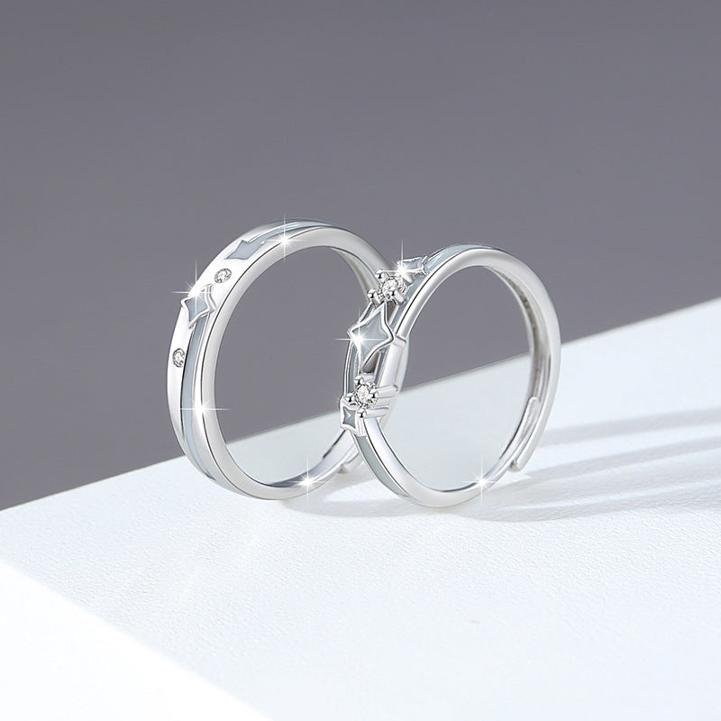 Glow in Dark Promise Rings Matching Set