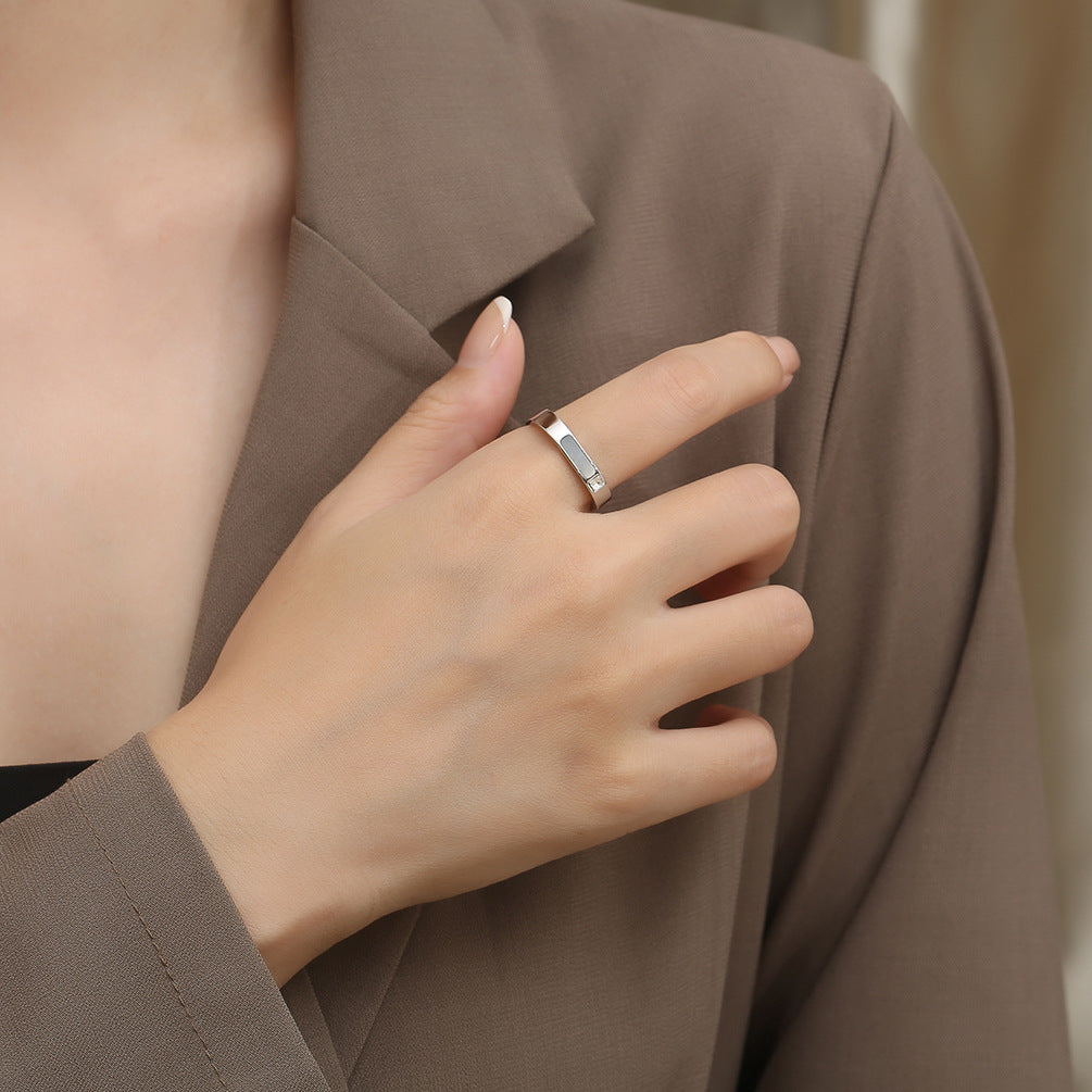 Customized Unisex Promise Ring