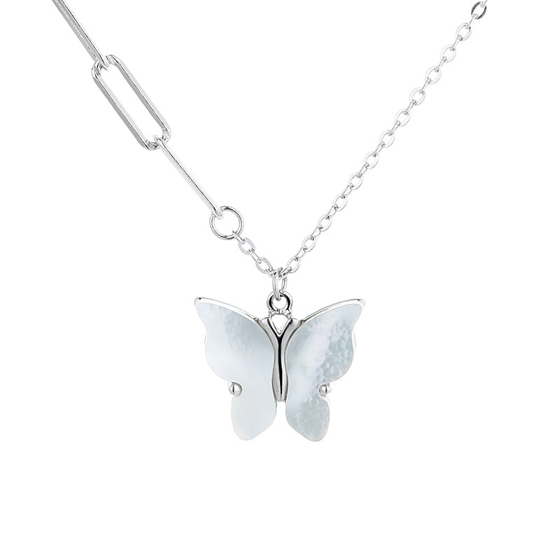 Butterfly Dainty Pendant Necklace Gift for Her