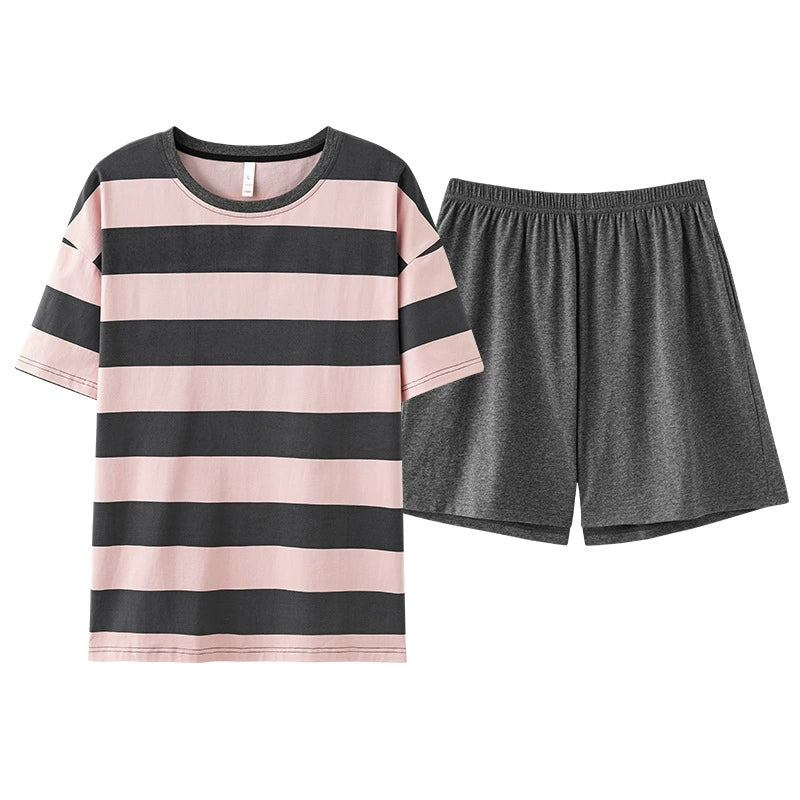 Gullei™ 3-Piece Stripes Pajamas Set Premium Cotton