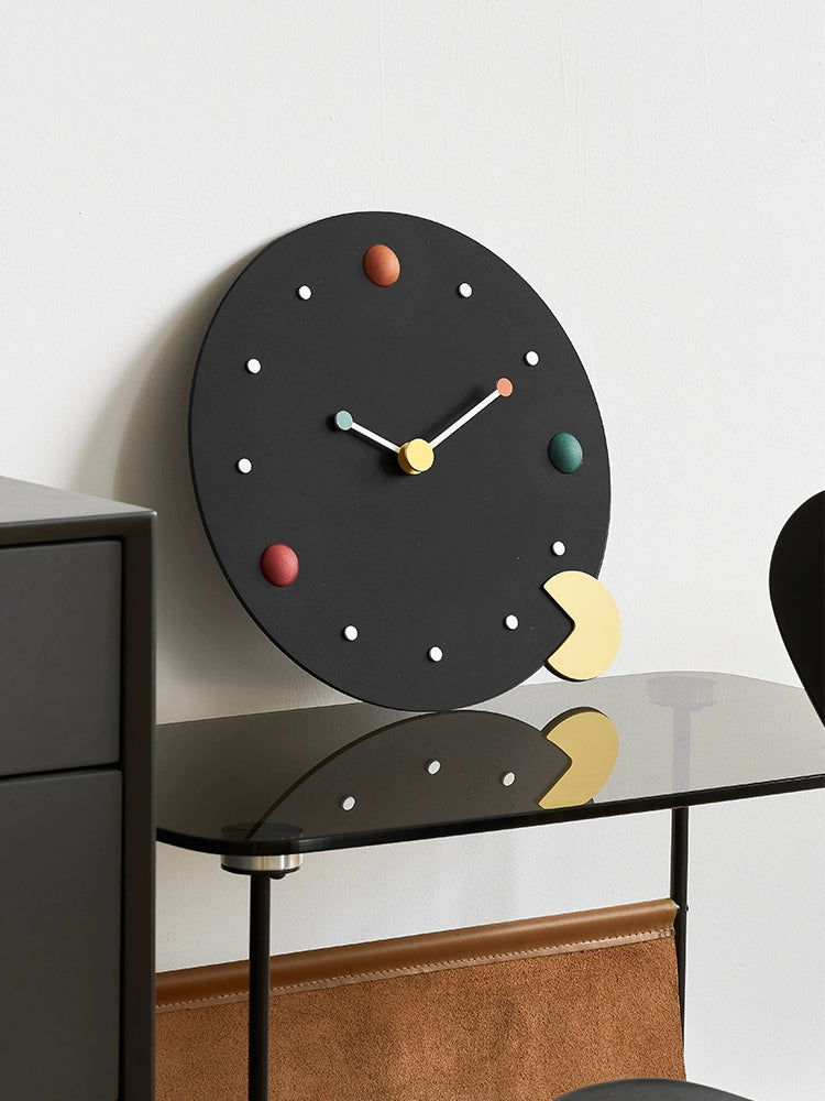Gullei™ Cute Pacman Style Analog Silent Wall Clock