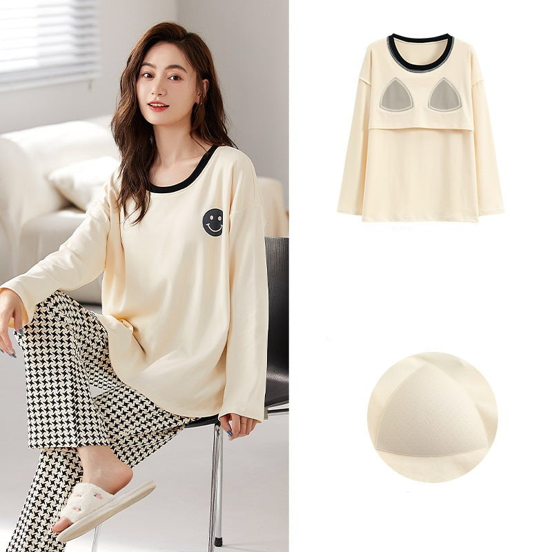 Women Comfortable Pajamas Loungewear Dress